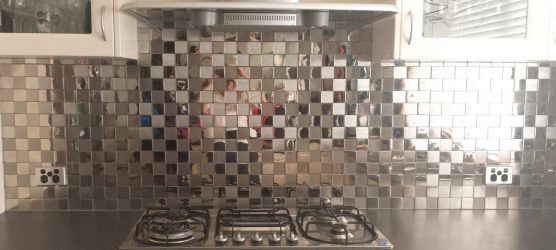 Mosaik auf dem Vorfeld für die Küche (175+ Fotos): Modern, praktisch, praktisch. Glas, Perlmutt oder Metall?