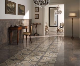 Ceramic floor tiles - with love from Spain.240+ (photo) for kitchen, bathroom, hallway