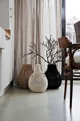 How do interior decorative vases with flowers change? 130+ (Photos) tall, stylish, beautiful