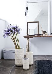 Hoe veranderen decoratieve vazen ​​in het interieur met bloemen? 130+ (Foto's) lang, stijlvol, mooi