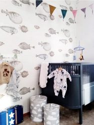 Behang in de kinderkamer voor jongens (+200 Foto's): we geven het kind de gelegenheid om zichzelf te uiten