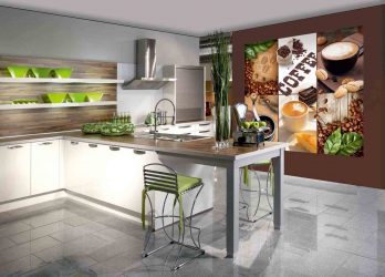 خلفية الحديثة للمطبخ (240 + صور): كتالوج الأفكار