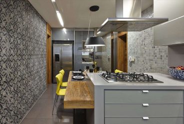 Moderne Tapeten für die Küche (240 + Foto): Katalog der Ideen