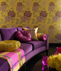 Papel de parede cor lilás na concepção da sala de estar, quarto e outros quartos. Combinações e combinações bem sucedidas (mais de 90 fotos)