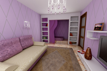 Papel de parede cor lilás na concepção da sala de estar, quarto e outros quartos. Combinações e combinações bem sucedidas (mais de 90 fotos)