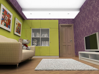लिविंग रूम, बेडरूम और अन्य कमरों के डिजाइन में वॉलपेपर बकाइन रंग। सफल संयोजन और संयोजन (90+ तस्वीरें)