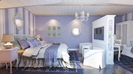 Bedroom Wallpaper Combination: 240+ Photos of Beautiful Interior Combinations