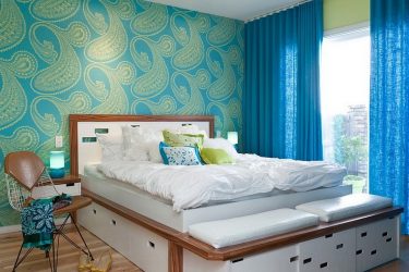 Kết hợp giấy dán tường phòng ngủ: 240+ hình ảnh kết hợp nội thất đẹp