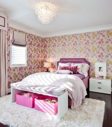 Комбинация от спални тапети: 240+ снимки на красиви интериорни комбинации