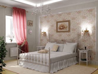Combinação de papel de parede de quarto: mais de 240 fotos de combinações de interiores bonitas