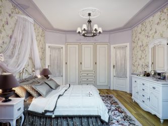 Yatak Odası Duvar Kağıdı Kombinasyonu: İç Mekan Kombinasyonlarının 240+ Fotoğrafı