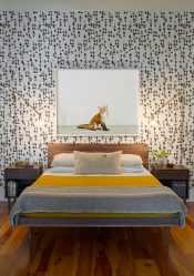 Papéis de parede no quarto - idéias interiores modernos de 2017, fotos e recomendações que não podem ser ignoradas