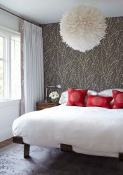 Papiers peints dans la chambre à coucher - idées d'intérieur modernes de 2017, photos et recommandations incontournables