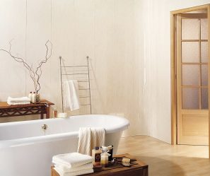 Gestalten und fertigen Sie das Badezimmer mit Kunststoffplatten 110+ Photo - Schneller und preiswerter Dekorationsstil