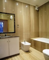 Plastik panellerle banyoyu tasarlayın ve bitirin 110+ Fotoğraf - Dekor için hızlı ve ucuz yol