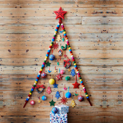 Hur man gör ett DIY-träd för det nya året gör det själv? Vi dekorerar huset före semestern (185 + bilder)