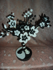 Artesanato feito de miçangas é a base para iniciantes com esquemas (árvores, flores, quadros). Aulas de beleza faça você mesmo (mais de 190 fotos)