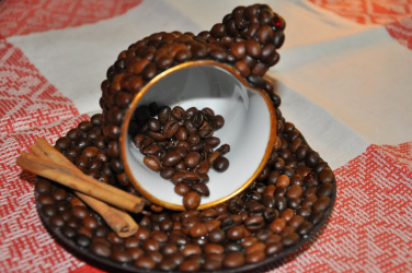Las artesanías más inusuales e interesantes de café y granos de café para 5+. Talleres fáciles para principiantes paso a paso (130 + Foto)