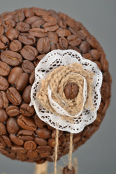 Les produits artisanaux les plus insolites et intéressants du café et des grains de café pour 5 ans et plus. Des ateliers faciles pour les débutants, étape par étape (130 + Photo)