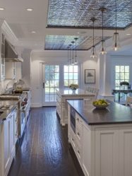 What is the best ceiling on the kitchen? 180+ Photos The most fashionable options