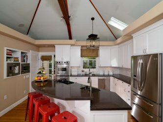 Mutfaktaki en iyi tavan hangisidir? 180+ Fotoğraflar En moda seçenekler
