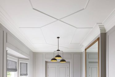 วิธีการเลือกและกาวแท่นเพดาน: 180+ (ภาพถ่าย) การออกแบบสำหรับเพดานที่แตกต่างกัน