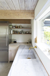 Éviers en pierre - Une belle addition à la cuisine. 175+ (Photo) rond, carré et coin. Choisissez avec nous