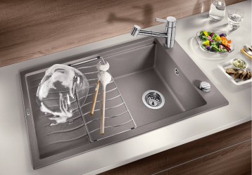 Stone Sinks - Eine schöne Ergänzung der Küche. 175+ (Foto) rund, eckig und eckig.Wähle mit uns