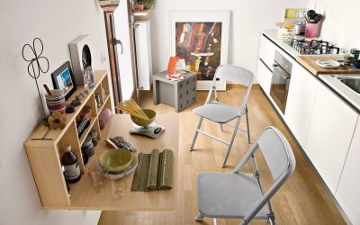Mesa de cozinha dobrável (pequena, oval, vidro): Como escolher? Onde colocar? Como decorar?