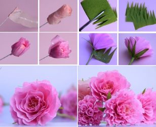 Cum să faci trandafiri din hârtie cu mâinile tale: Instrucțiuni pas cu pas pentru începători (190+ Fotografii)