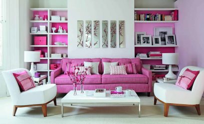 Povestea roz: 220+ (Photo) Combinații de opțiuni în interiorul camerelor diferite
