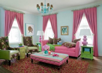 Roze sprookje: 220+ (Foto) Optiescombinaties in het interieur van verschillende kamers