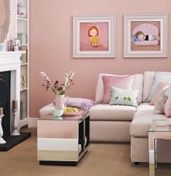 Pink fairy tale: 220+ (Photo) Options combinations in the interior of different rooms