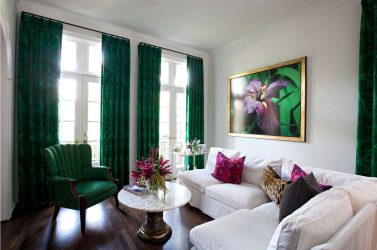 La combinazione di colore verde chiaro in interni moderni alla moda: 185+ (Foto) Design per la cucina, soggiorno, camera da letto