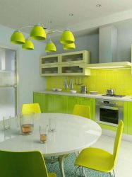Kombinationen av ljusgrön färg i moderna moderna interiörer: 185+ (Foto) Design för kök, vardagsrum, sovrum
