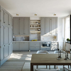 Gray kitchen: 50 shades of interior variations. 250+ (photo) combinations in design