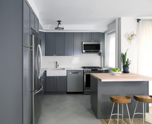 Cocina gris: 50 tonos de variaciones interiores. 250+ (foto) combinaciones en diseño