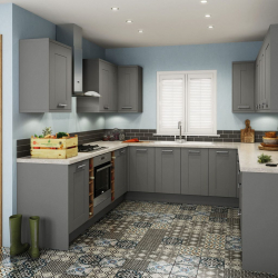 Nhà bếp màu xám: 50 sắc thái của các biến thể nội thất. Kết hợp 250+ (ảnh) trong thiết kế