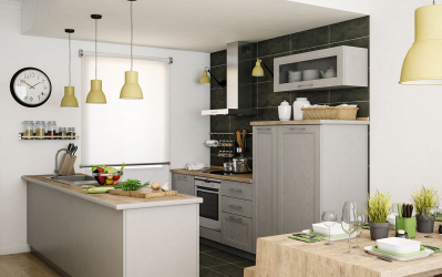 Grijze keuken: 50 tinten interieurvariaties. 250+ (foto) combinaties in ontwerp