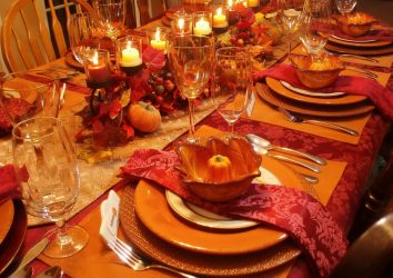 Configuração de mesa festiva (mais de 280 fotos): Tecnologia e regras para organizar refeições