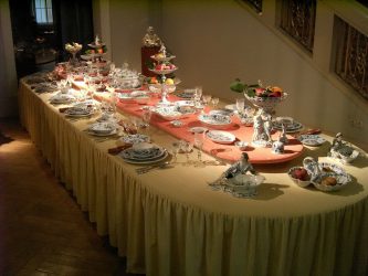 Impostazione del tavolo festivo (oltre 280 foto): tecnologia e regole per l'organizzazione dei pasti