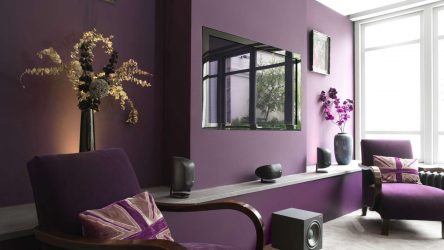 Lilac Color in the interior - 210+ (Photo) Large variety and combination of colors