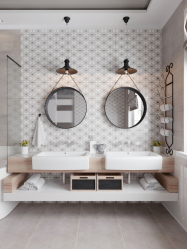 Scandinavian bathrooms: Simplicity, Convenience and Comfort (200+ Photos). Create a comfort zone for yourself