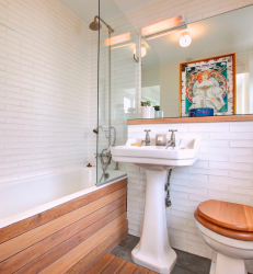 Banheiros Escandinavos: Simplicidade, Conveniência e Conforto (mais de 200 fotos). Crie uma zona de conforto para você