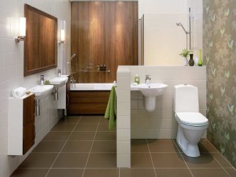 Bilik mandi kecil digabungkan dengan tandas (50+ Foto): 12 kaedah pembetulan ruang yang unik