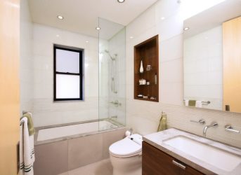 Phòng tắm nhỏ kết hợp với nhà vệ sinh (50+ Ảnh): 12 phương pháp chỉnh sửa không gian độc đáo