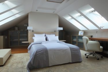Fantastiska designidéer. Sovrum på vinden: 200+ (Foto) Interiörer i modern stil