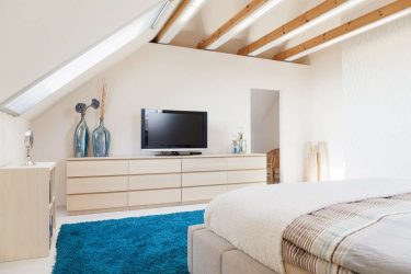 Невероятни дизайнерски идеи Спални на тавана: 200+ (Фото) Интериори в съвременен стил