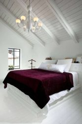 Erstaunliche Designideen: Schlafzimmer im Dachgeschoss: 200+ (Foto) Interieur im zeitgenössischen Stil