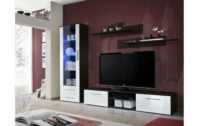 Paredes modernas na sala de estar (370+ Photos): Modern room style